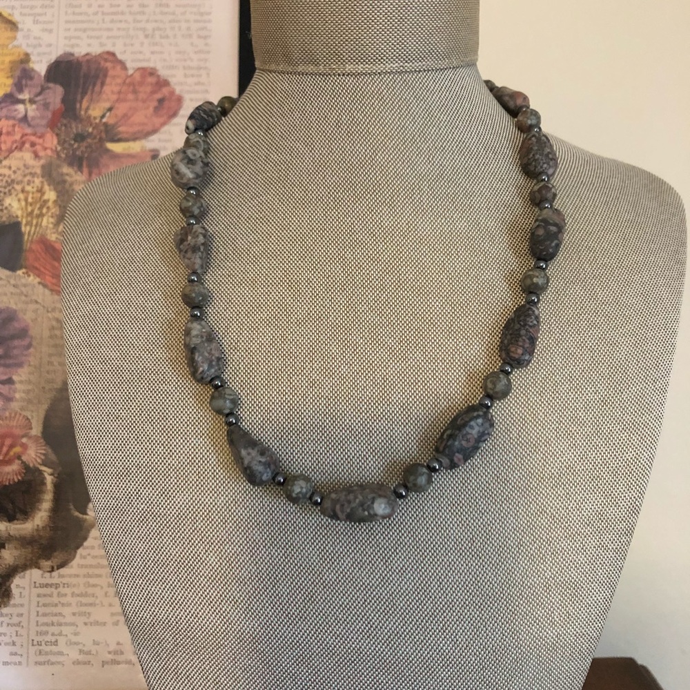 Hand-made Stone Necklace